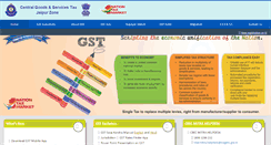 Desktop Screenshot of centralexcisejaipur.nic.in